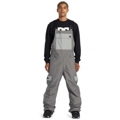 DC Docile bib pant (Pewter) DC Docile bib pant (Pewter)